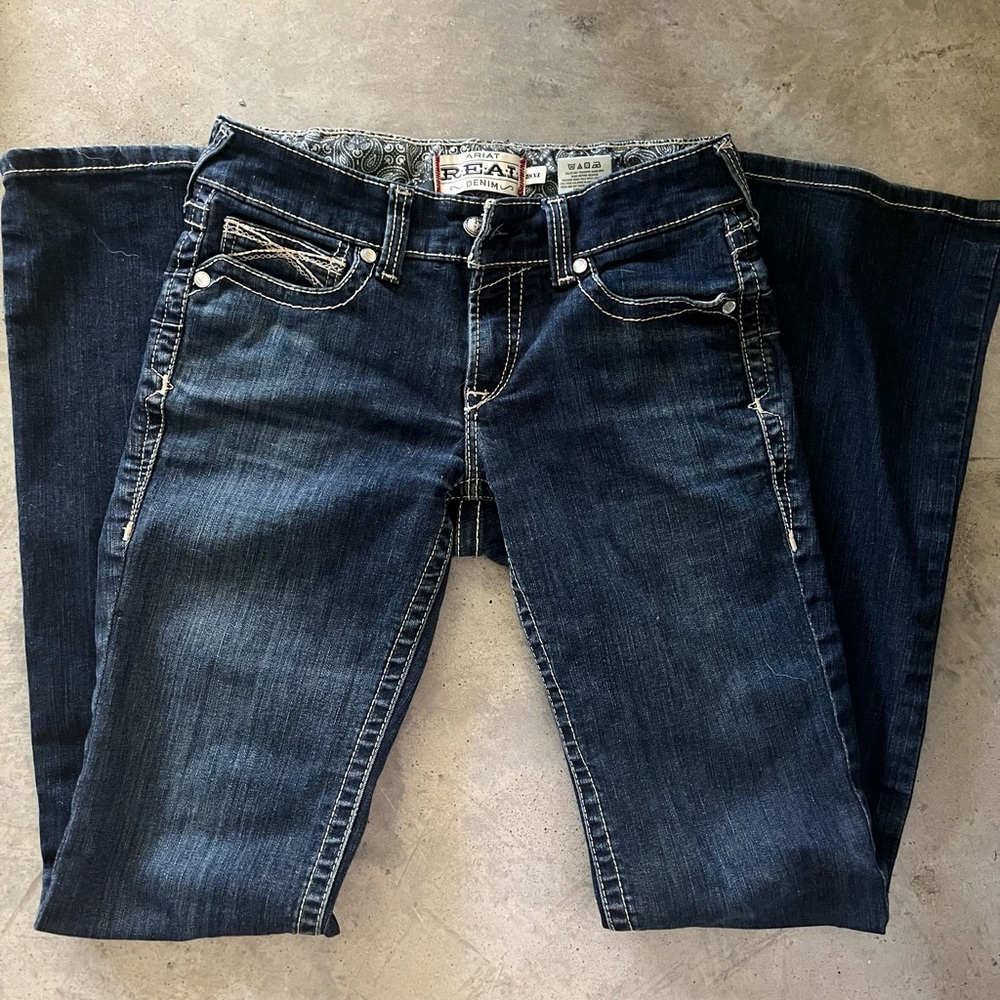 Ariat R.E.A.L. Mid Rise Stretch Original Boot Cut Jean 28XL